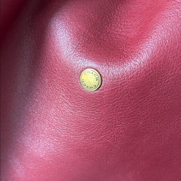 Coach Brooklyn Shoulder Bag 39 in Red / Burgundy - Picture 13 of 17